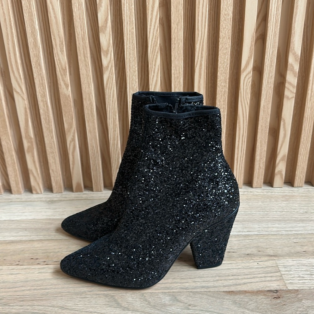 COPY - NEW-TOPSHOP Glitter Booties sz 38